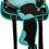 Miniatura: Arisha's Teal Synthetic Western Saddle