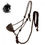 Miniatura: Arisha's Halter with Horsehair Bronc Nose and with lead
