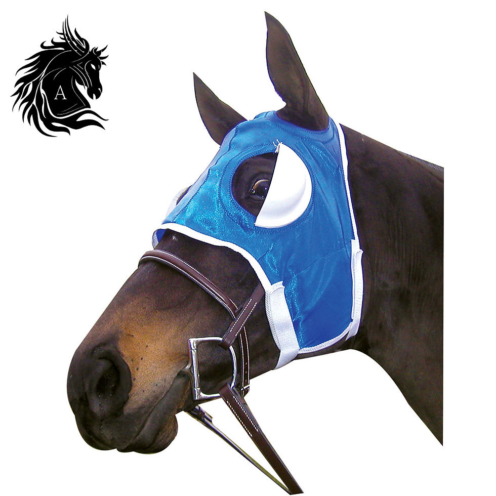 Miniatura: Arisha's Half Cup Blinker Hoods for Horse Training and Racing
