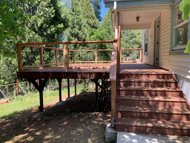 Deck Rebuild Project in Nevada City, CA