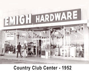 Emigh Hardware Country Club Center 1952