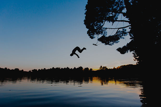 Jumping from Swing