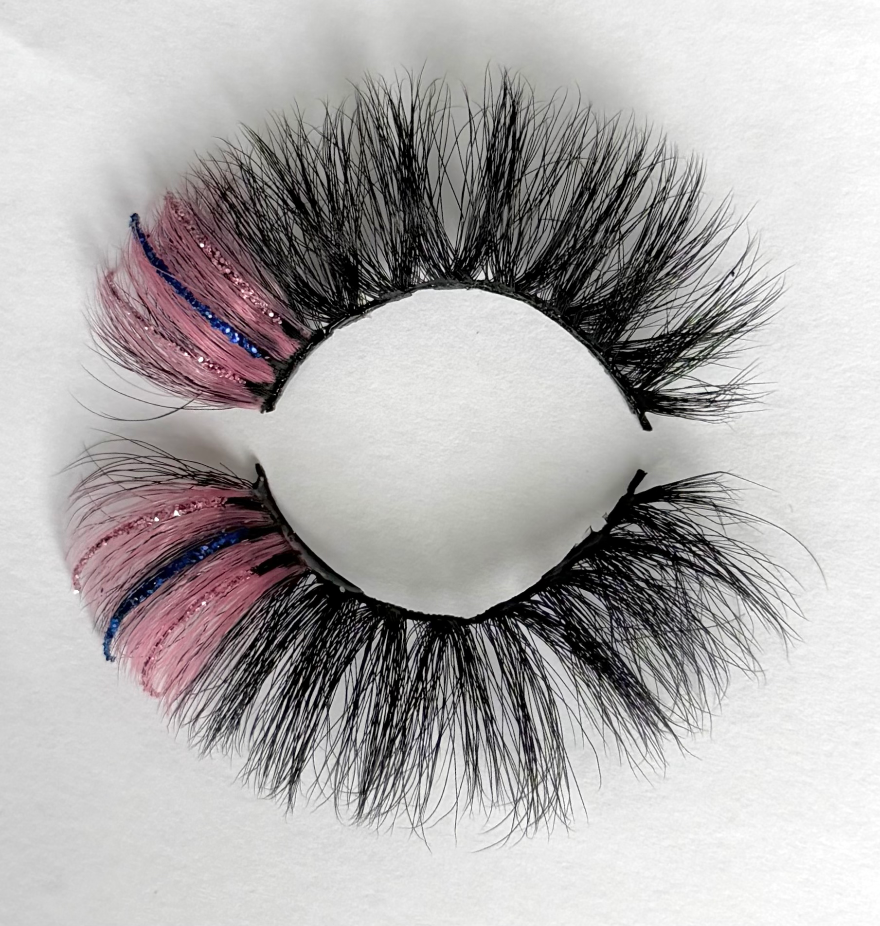 Cotton Candy Kush 22mm Glitter colored eyelash
