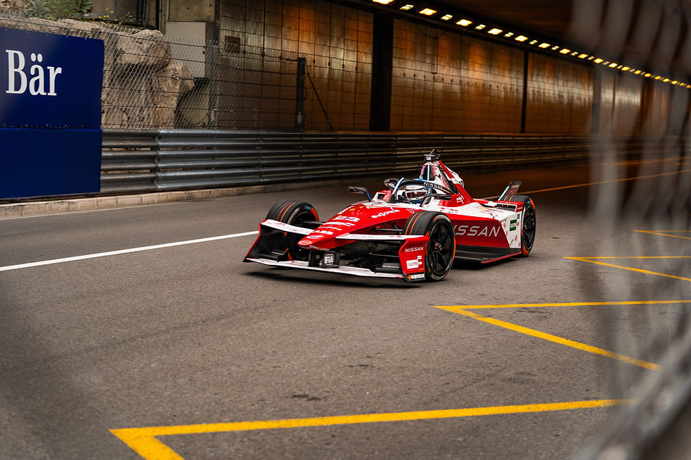 Rowland managed to secure victory in a chaotic Monaco E Prix | Credit: Ryan Fleming