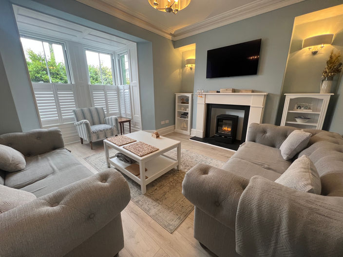 Front Sitting Room with fire