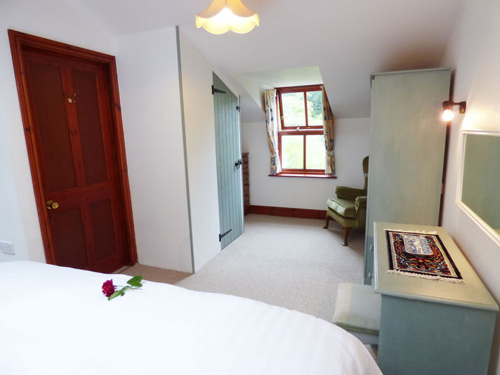 Bedroom with super king sized bed