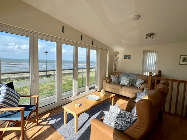 Sea view from lounge