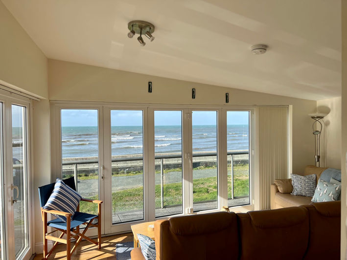 Sea view from lounge