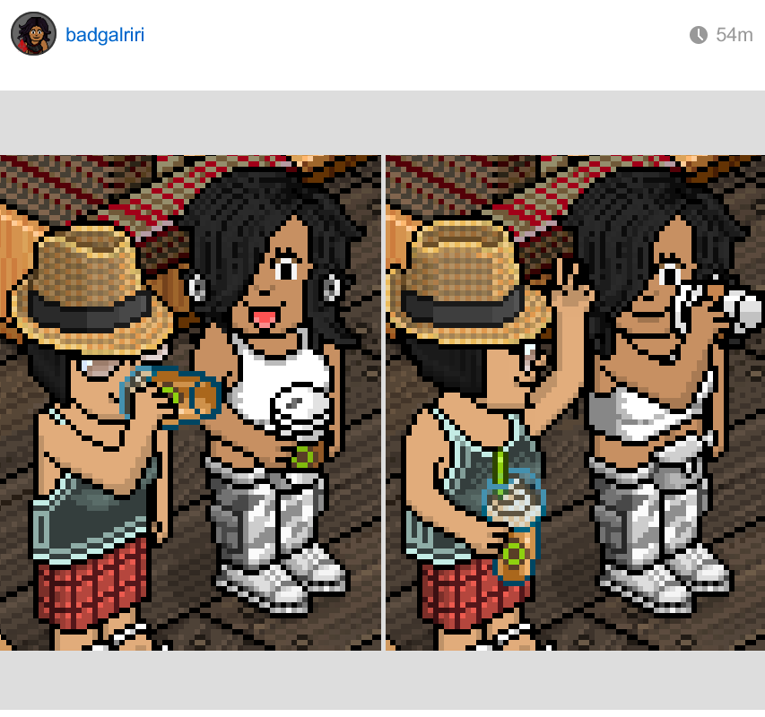 Rihanna Instagram Post ft. Katy Perr
