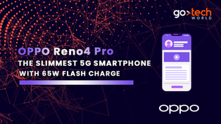 OPPO Reno4 Pro, the slimmest 5G smartphone with 65W flash charge