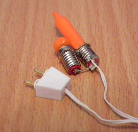 Thumbnail: 1/12 Dolls House Miniature Flickering Fireplace coals Spare Bulbs set Lounge LGW