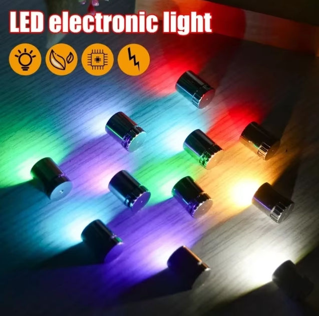 Tiny self contained miniature battery led lights mini dioramas scenes