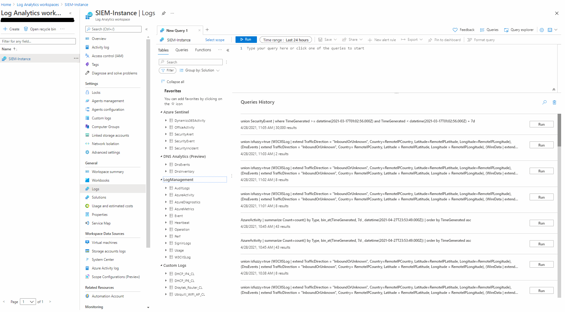 Animated GIF showing Microsoft Sentinel