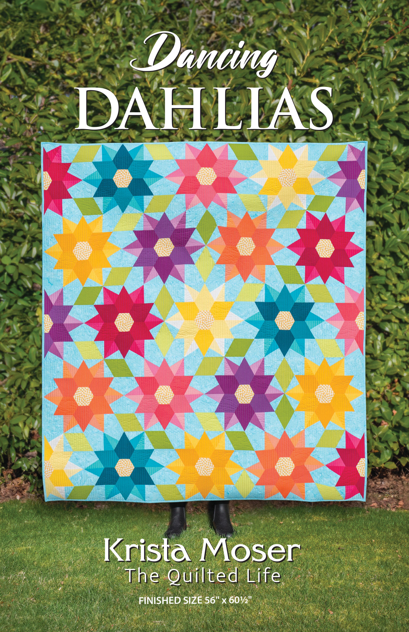 Dancing Dahlias Printed Pattern