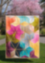 Thumbnail: Ombre Blossoms Printed Pattern