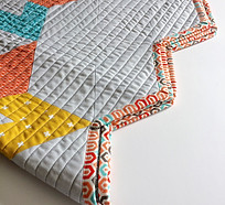 Quilting tutorial on binding inside angles