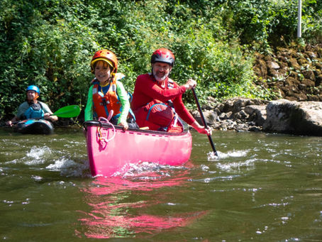 Canoe on Rive Wye