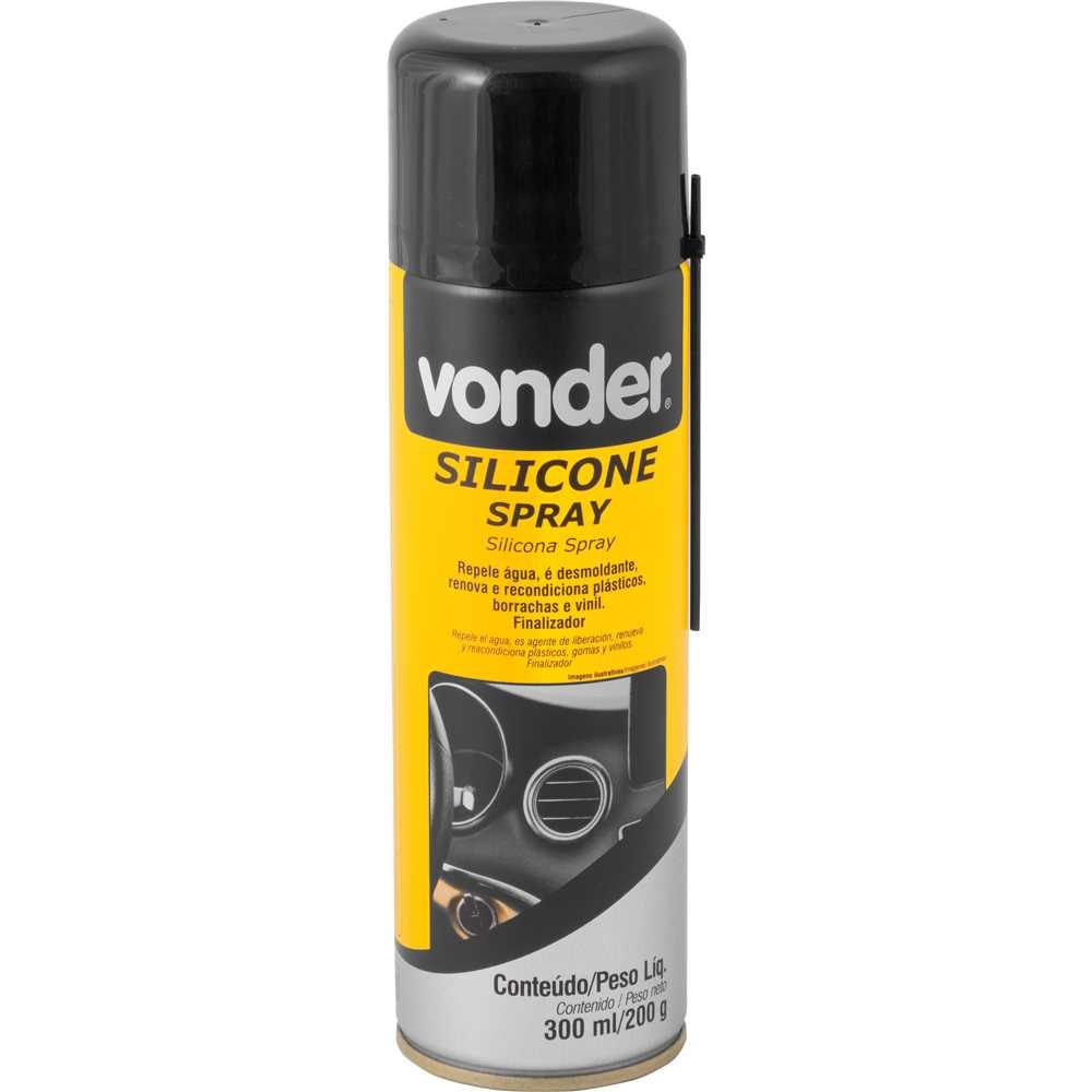 SILICONE EM SPRAY 200G 300ML VONDER