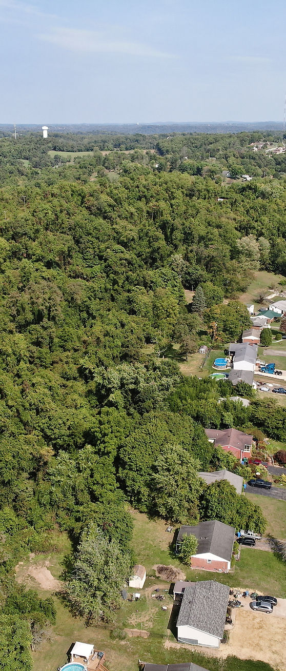 Drone shot of Elizabeth township