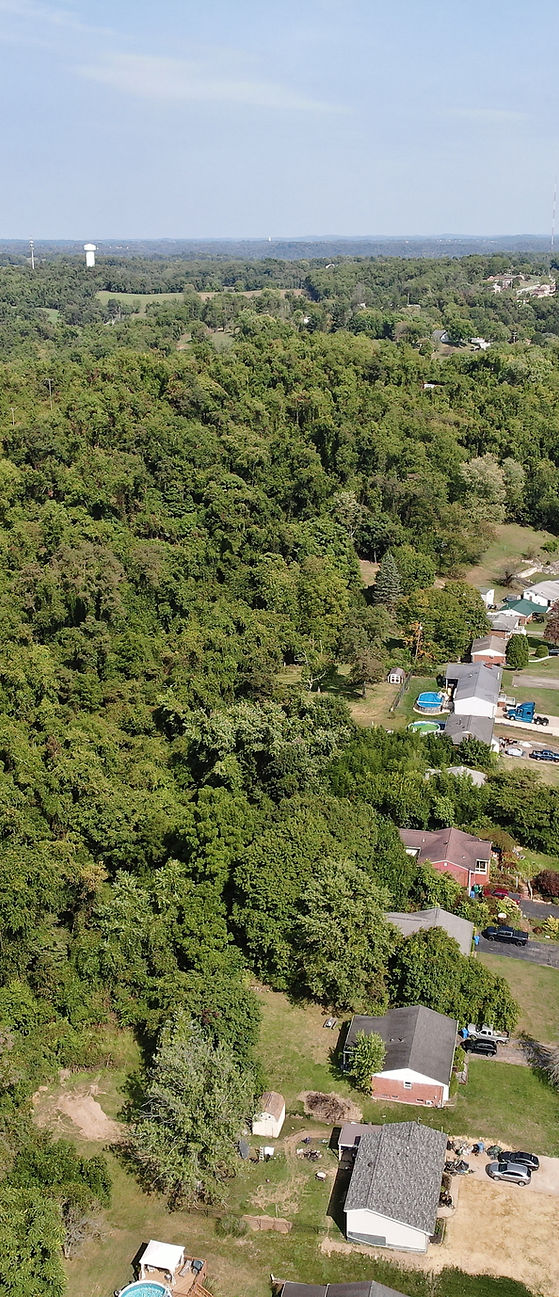 Drone shot of Elizabeth township