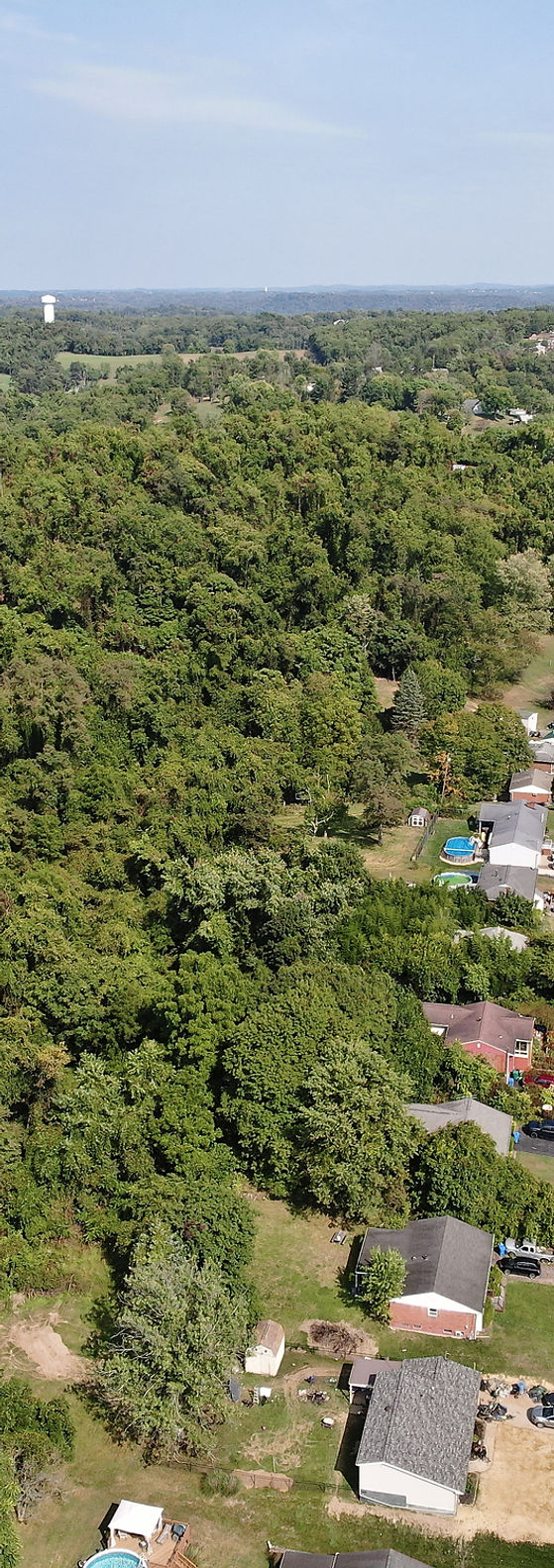 Drone shot of Elizabeth township