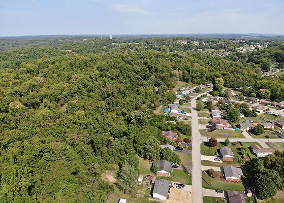Drone shot of Elizabeth township