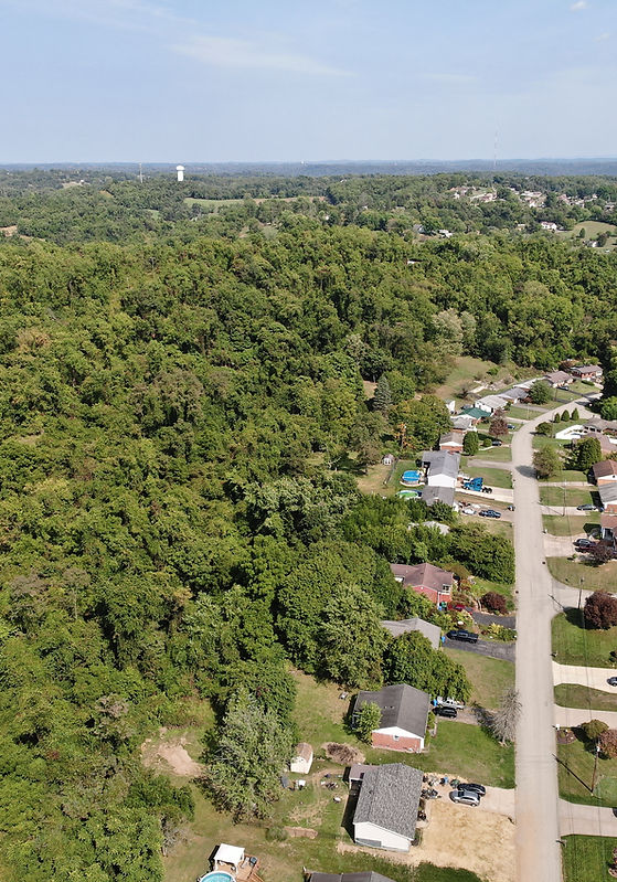 Drone shot of Elizabeth township