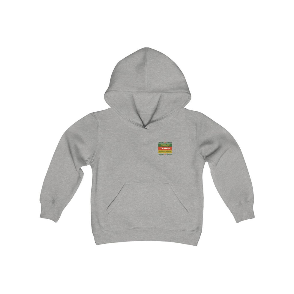 Thumbnail: Naughty list Youth Heavy Blend Hooded Sweatshirt