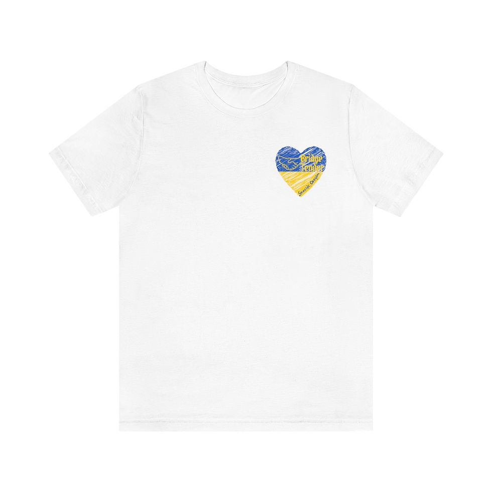 Thumbnail: We stand with Ukraine Unisex Jersey Short Sleeve Tee