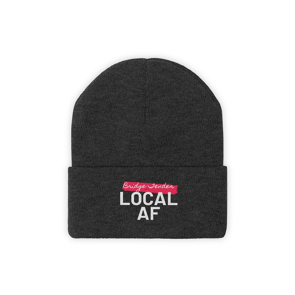 Thumbnail: Local AF Knit Beanie
