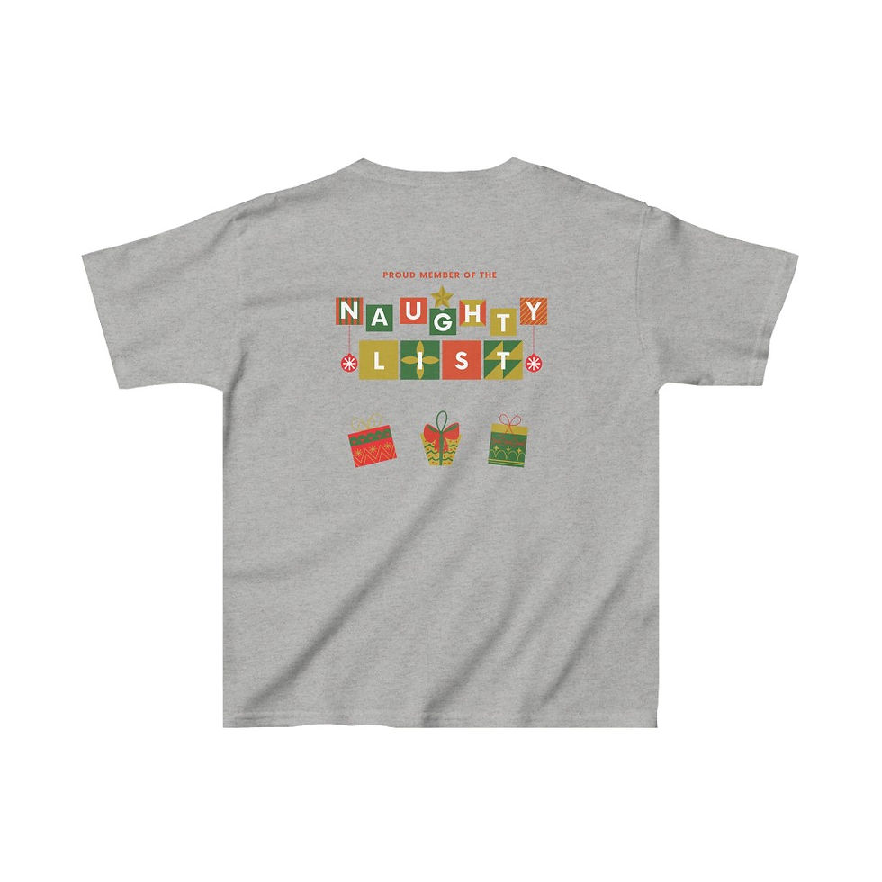 Thumbnail: Naughty list Kids Softstyle Tee