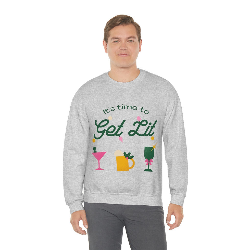 Thumbnail: Get Lit Christmas Crew Neck