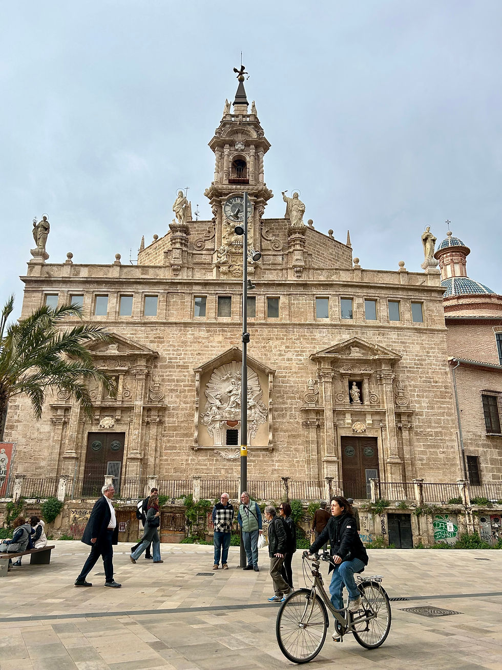 Walking around the city centre