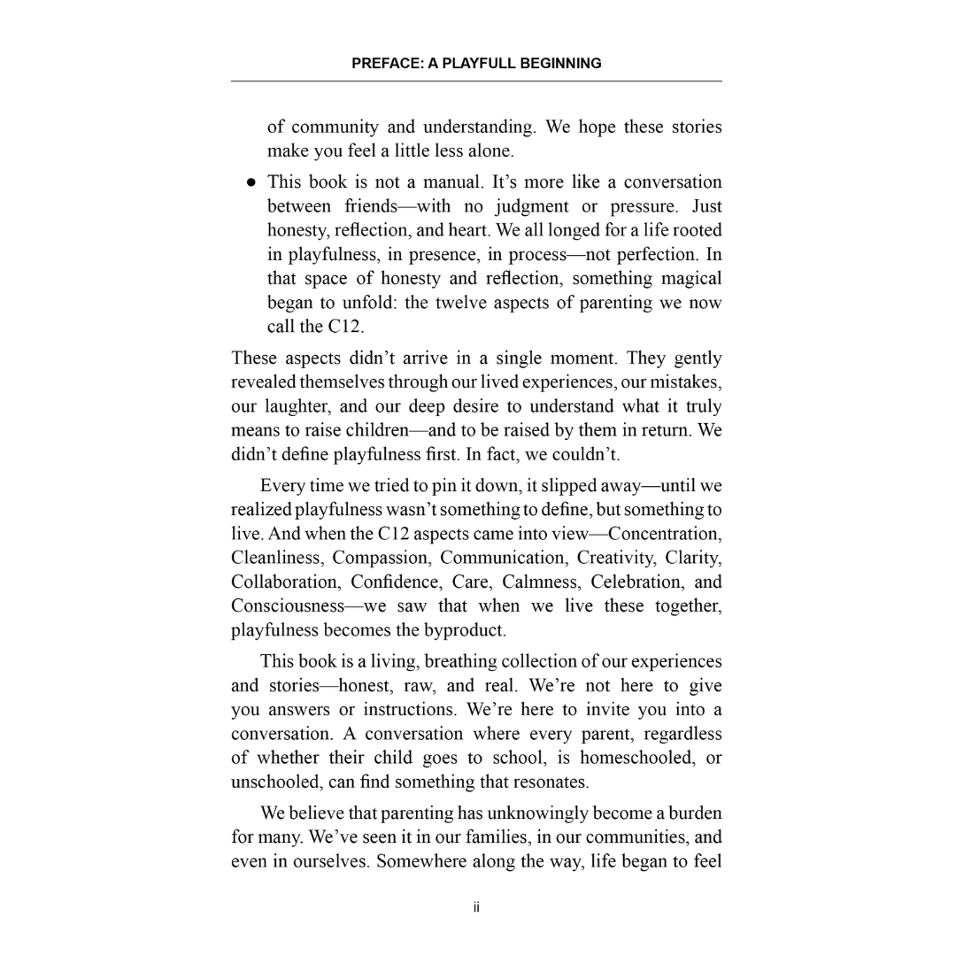 Second page of preface text from Parenting with a Smile book.
