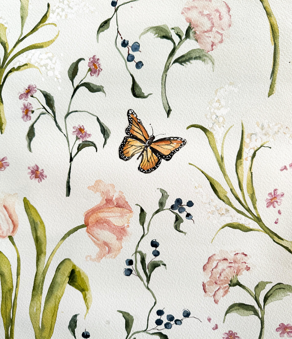 Thumbnail: Floral Scarf I
