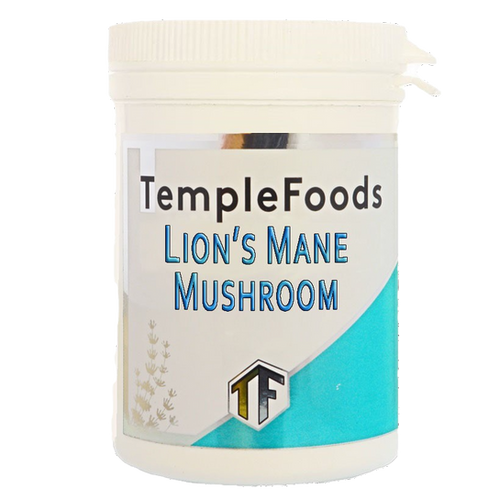 Lions Mane Mushroom 3000mg Capsules | Temple Foods