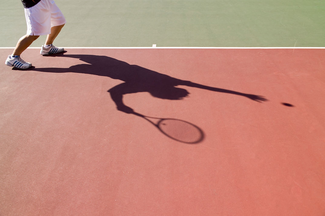 Tennis Player Shadow