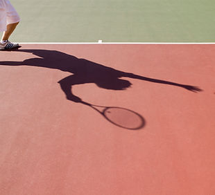 Tennis Player Shadow