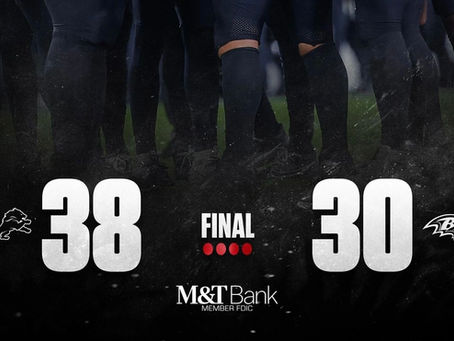 Detroit Dominates, Ravens Disappoint on Monday Night