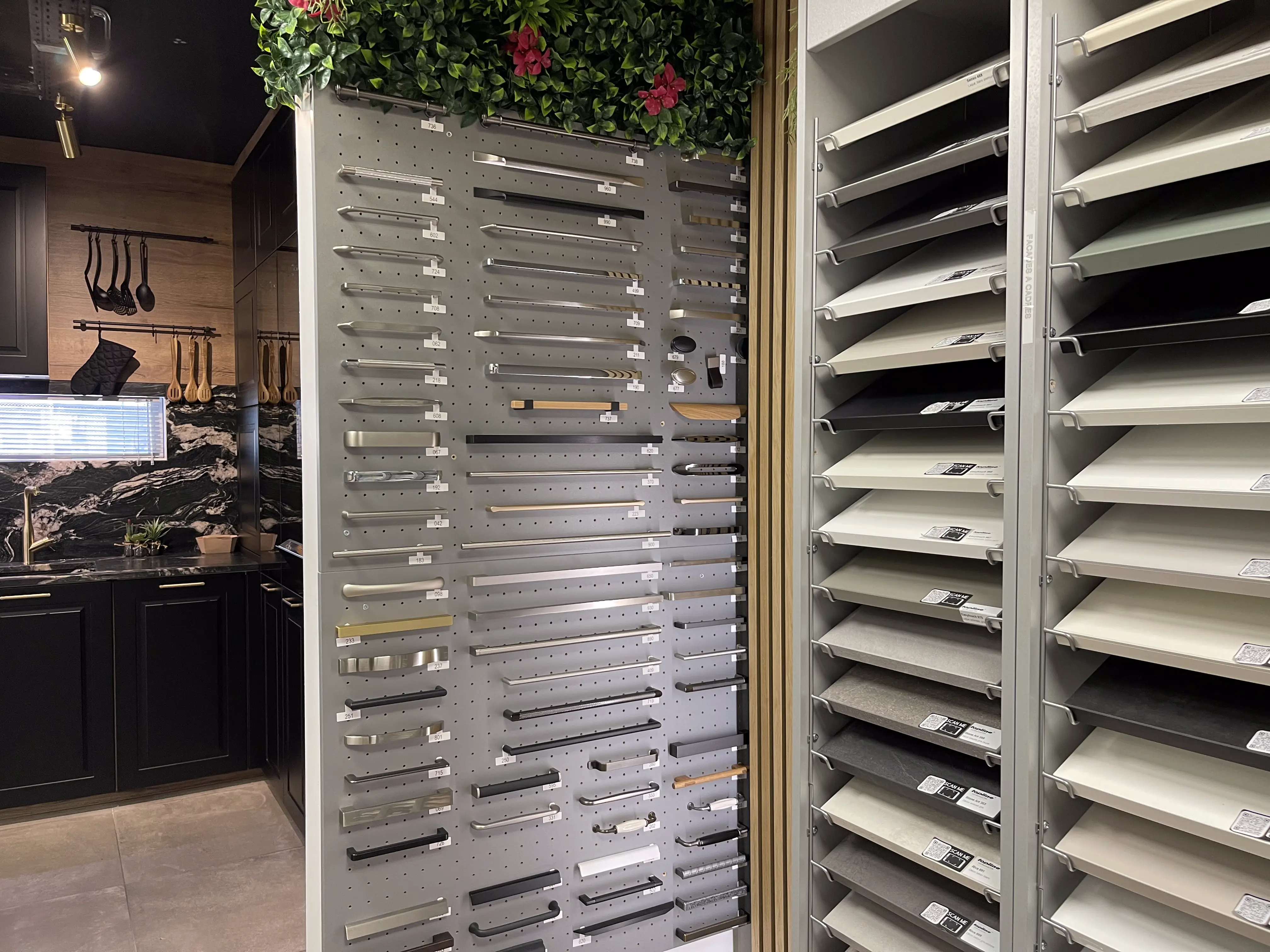 échantillons showroom kitcheneo