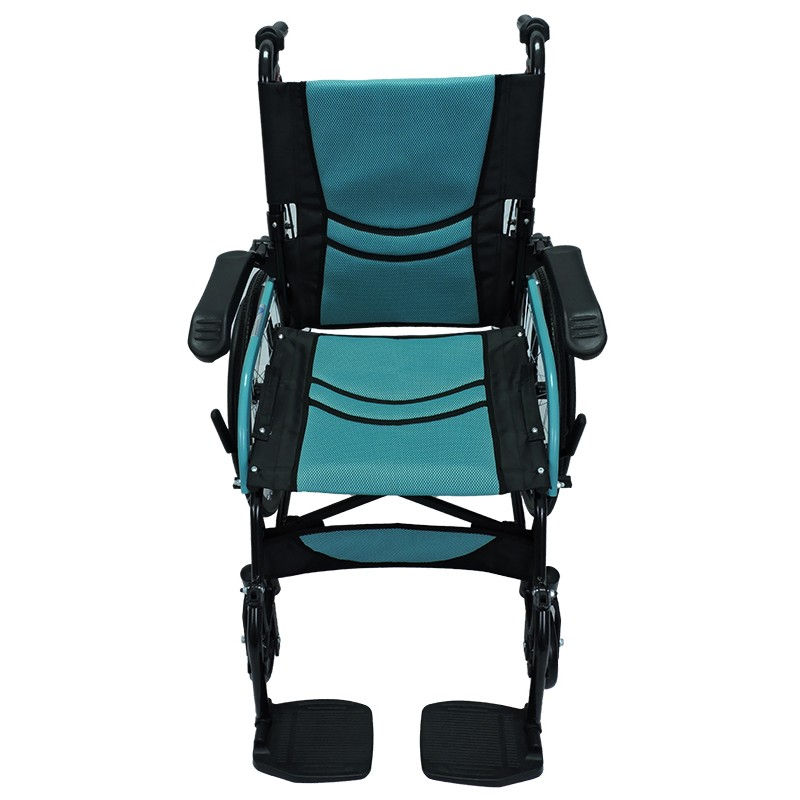 Miniatura: SILLA DE RUEDAS ESTÁNDAR EN ALUMINIO, APOYA BRAZOS ABATIBLES