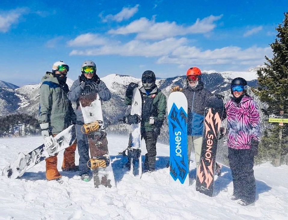 Lovelace Ski - Chris Bourn, Mark Candelaria, Chau Tran, Clare Amato and Chris Stasny