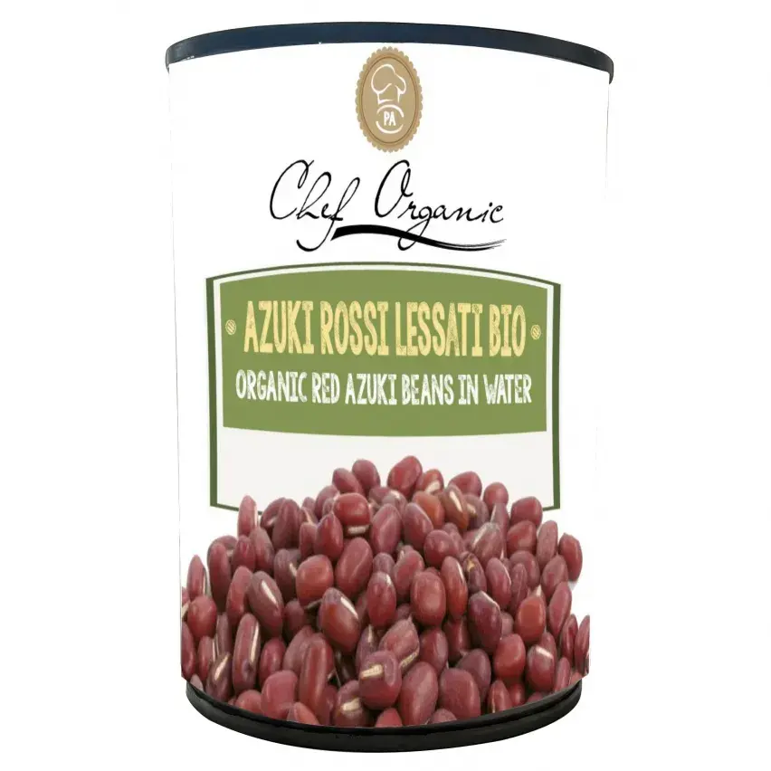 Canned Boiled Azuki Beans 400g Chef Organic