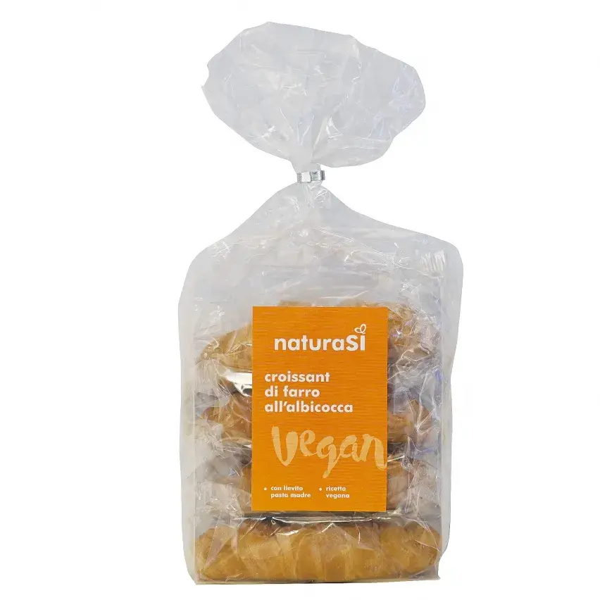 Vegan Spelt Croissant with Apricot Filling 180g NaturaSi
