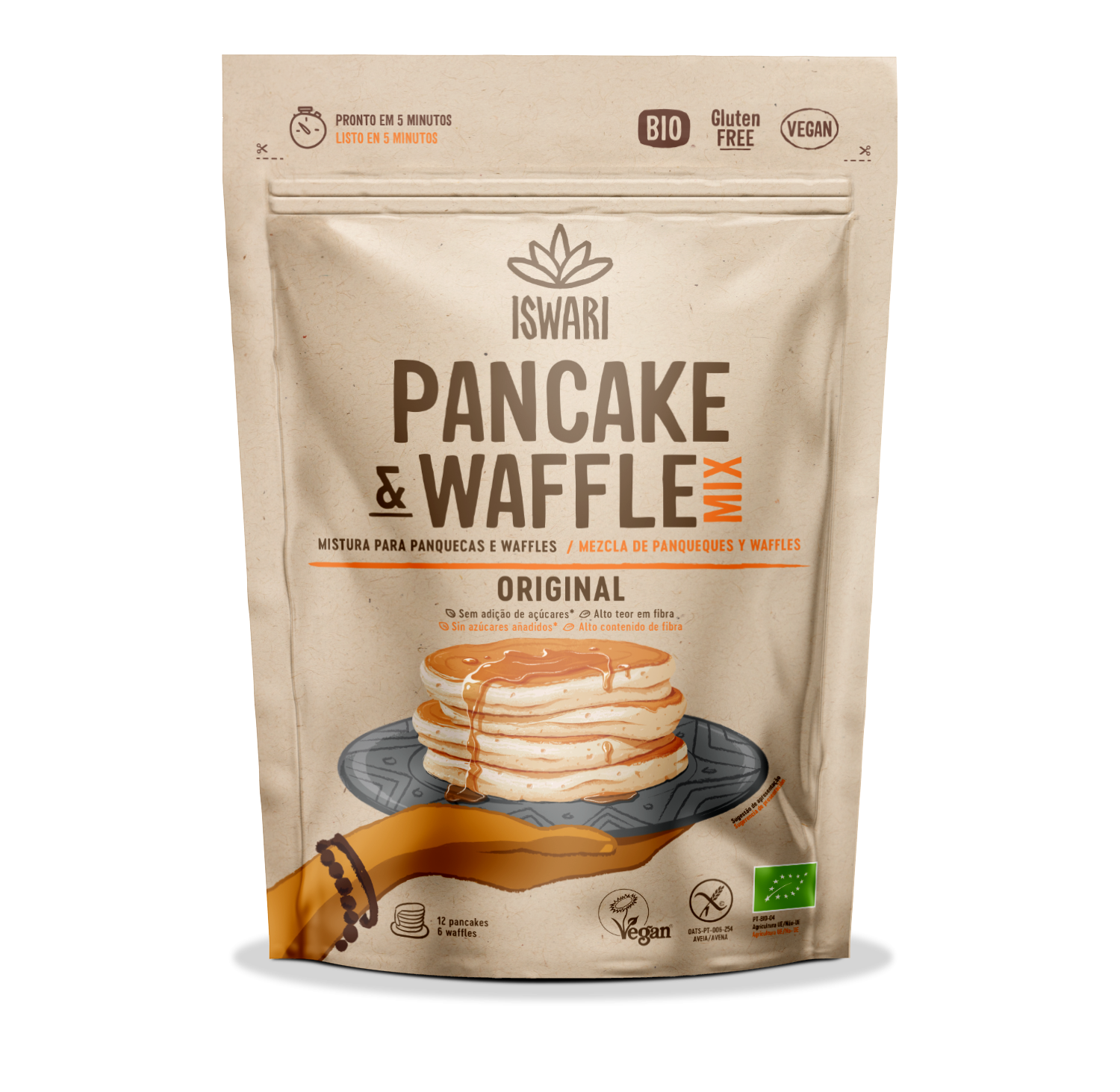 Pancake & Waffle Mix Original 300g Iswari