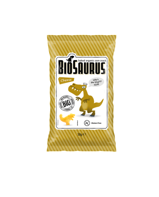 Corn Cheese Snack 50g Biosaurus