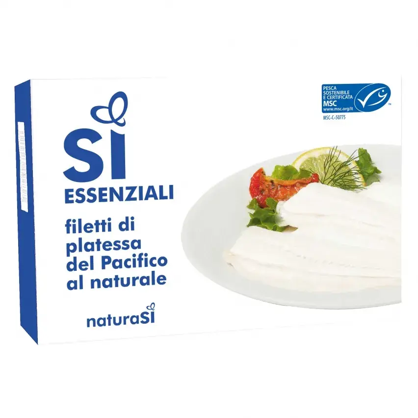 Frozen Natural Pacific Plaice Fillets 300g Si Essenziali