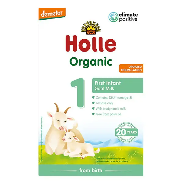 Baby Formula Goat Milk Powder No.1: From Birth Onwards 400g Holle