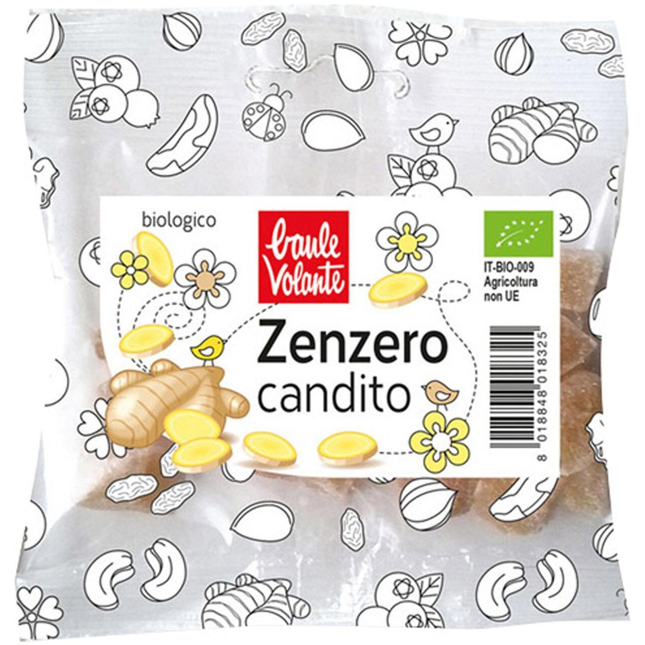 Candied Ginger 35g Baule Volante