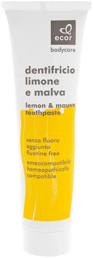 Lemon & Mauve Fluorine Free Toothpaste 75ml Ecor Bodycare